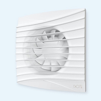 SILENT 5C Matt white DICITI Вентилятор накладной D125 обр.клапан SILENT 5C Matt white DICITI Вентилятор накладной D125 обр.клапан